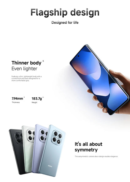 Xiaomi Redmi Note 15 Versione Globale Smartphone 4G 6.77'' AMOLED 120Hz Fotocamera 108MP Batteria 6000mAh NFC MTK Helio G100-Ultra Telefono Cellulare