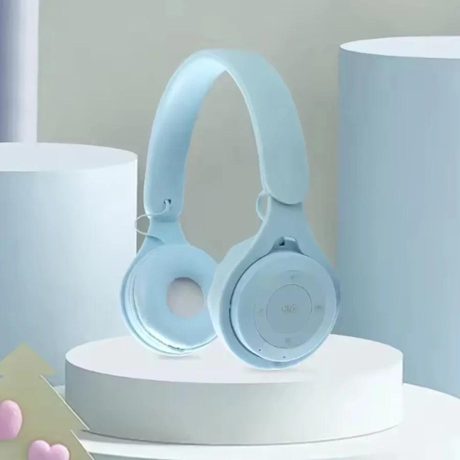 Cuffie Bluetooth Hi-Fi Wireless Over-Ear con Microfono e Riduzione del Rumore, Comode per Viaggi e Uso Domestico