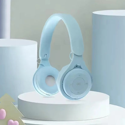 Cuffie Bluetooth Hi-Fi Wireless Over-Ear con Microfono e Riduzione del Rumore, Comode per Viaggi e Uso Domestico