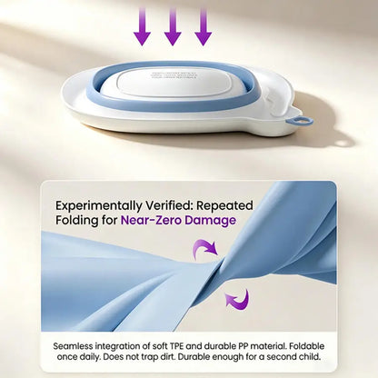 Avent PA-X15 Lavabo per neonati pieghevole da 3,5 litri, rinforzato, anti-caduta, resistente al calore e facile da trasportare per il bagnetto e la doccia
