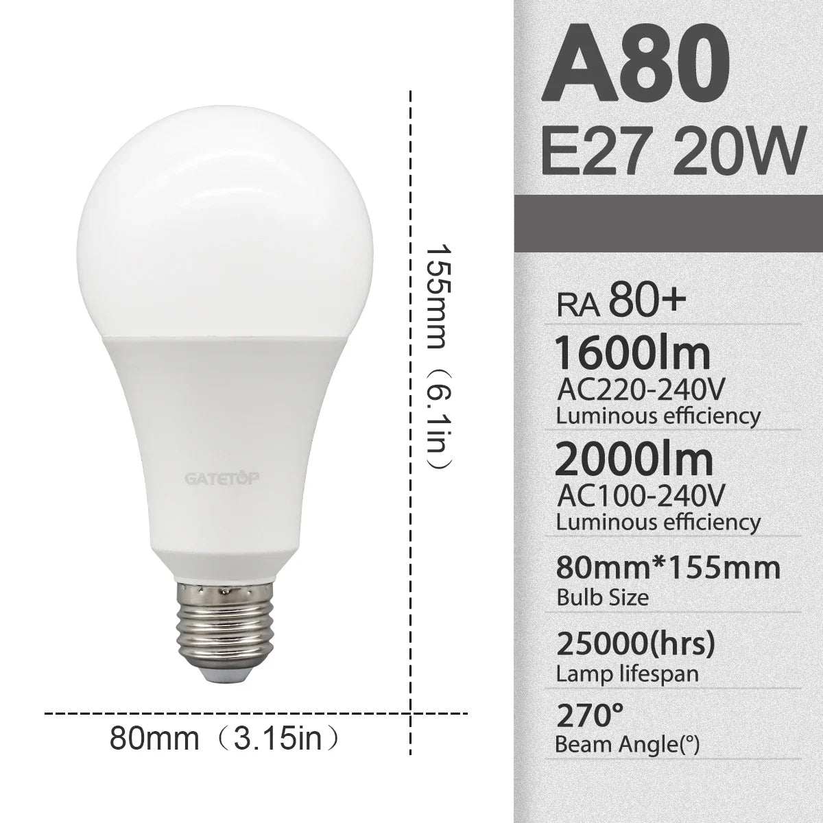 10 Pezzi Lampadine LED E27 B22 da 24W 20W 18W 15W 12W 10W 3W, AC 220V 110V 3000K 6000K, Lampada per Soggiorno e Casa