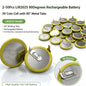 2-50 Pezzi LIR2025 2025 Batteria Ricaricabile con Pin a 90 Gradi per Chiavi Telecomando Auto