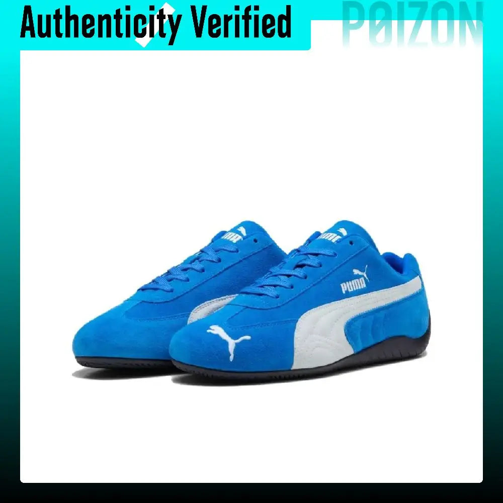 PUMA Speedcat Team Royal White Leather Scarpe Casual Basse Unisex Blu 398846-18