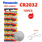 2-50 Pezzi Batteria al Litio Originale PANASONIC CR2032 CR 2032 3V per Orologi, Calcolatrici, Orologi da Parete, Telecomandi, Giocattoli, Pila a Bottone