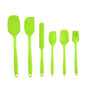 Set di utensili da cucina in silicone da 6 pezzi, spatola per crema, spatola, pennello per olio, set di raschietti di varie misure, strumento per la cottura, non integrato