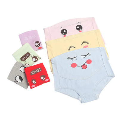 Mutandine di cotone per la biancheria intima di maternità incinta Mutandine vestiti per le donne incinte Slip di gravidanza Intimo di maternità a vita alta