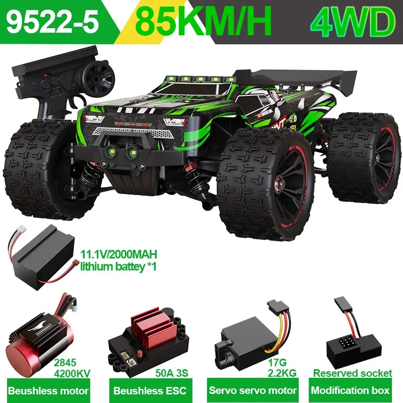 SCY9522PRO Auto RC ad alta velocità 85 km/h, brushless, 4WD, da fuoristrada e drift, telecomandata, 1:16, auto da corsa professionale SCY9522 50 km/h