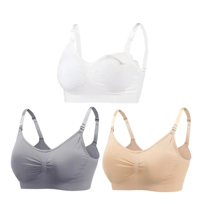 3 Pz/lotto Maternità Reggiseni Allattamento Cotone Allattamento Al Seno Donne Incinte Gravidanza Biancheria Intima Allattamento Al Seno Reggiseno Abbigliamento Lactancia