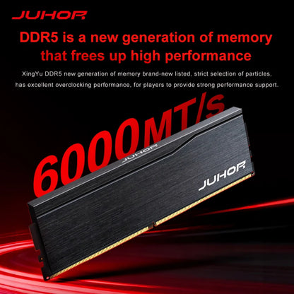 JUHOR RAM DDR5 16GB 6000MHz Memoria per Computer Desktop da Gaming Fai-da-te