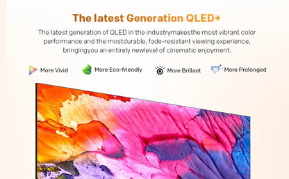 Coocaa Smart TV QLED da 32" – Google Cast integrato, 60Hz, HDR10 e HLG, Dolby Audio, Qyocare 5.0 Anti Luce Blu, senza sfarfallio, 2 porte HDMI e 2 porte USB, luminosità di 200 cd/m²