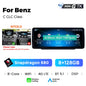 MEKEDE 10.25/12.3” QLED Snapdragon 4G Wireless CarPlay Auto per Mercedes Benz Classe C W205 S205 2014-2018 Lettore multimediale per auto