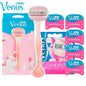 Rasoio Gillette Venus per Donne e Ricariche, Depilatore Femminile, Manico per Rasoio, Trimmer per Zona Bikini, Corpo e Ascelle
