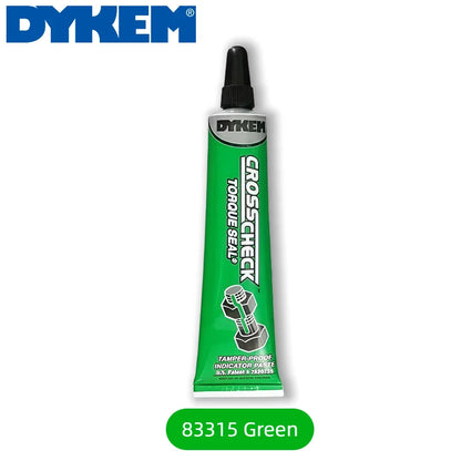 Sigillo di controllo a coppia DYKEM Cross Check 1oz, pasta indicatrice antimanomissione per bulloni e dadi, vernice di marcatura anti-allentamento per elementi di fissaggio