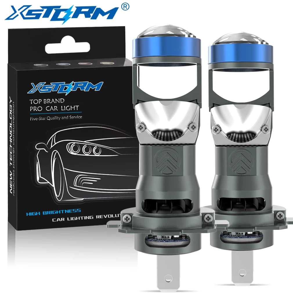 XSTORM Lente del Proiettore Luce H7 Faro A LED Canbus 100W 30000LM Luci A Led per Auto Plug & Play Fascio Alto/Basso Moto Faro