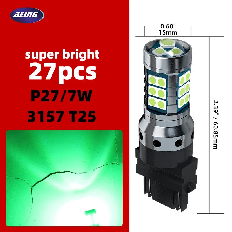 2pca 3157 Car LED Blub Daytime Running Light DRL nessun errore per Chevrolet Captiva Sport Malibu 7 Colorado Avalanche Suburban Tahoe
