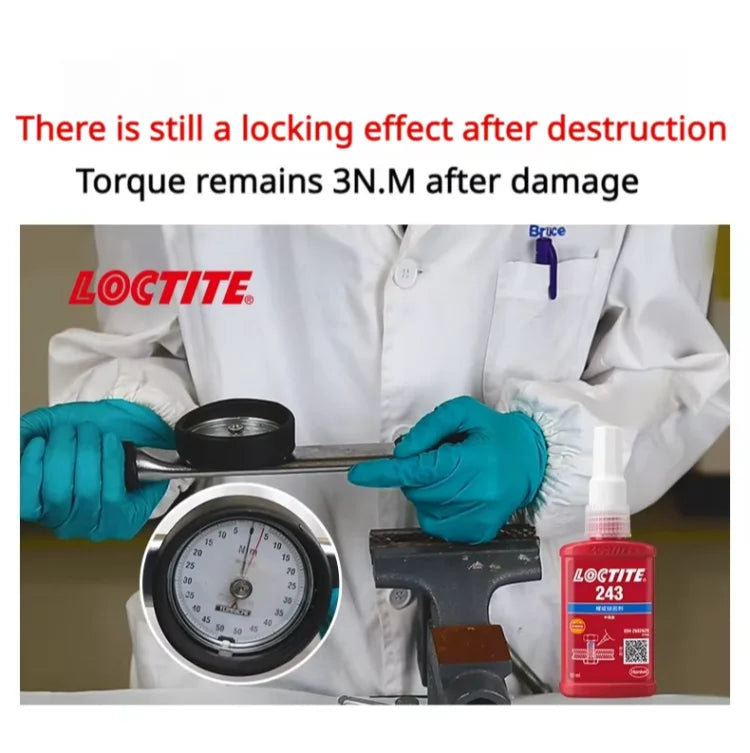 100% originale Loctite 243 242 222 262 263 270 271 277 290 Colla per viti 50ml Frenafiletti Colla anaerobica Fissatore per viti