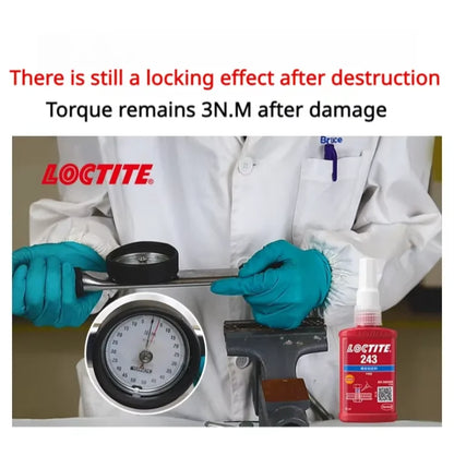 100% originale Loctite 243 242 222 262 263 270 271 277 290 Colla per viti 50ml Frenafiletti Colla anaerobica Fissatore per viti