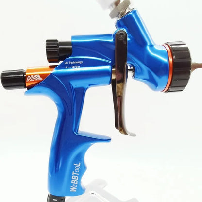 Pistola a spruzzo NVE pistola a spruzzo ad aria con ugello in acciaio inossidabile da 1.3mm per vernice a spruzzo per auto pistola a spruzzo con vernice a base d'acqua aerografo