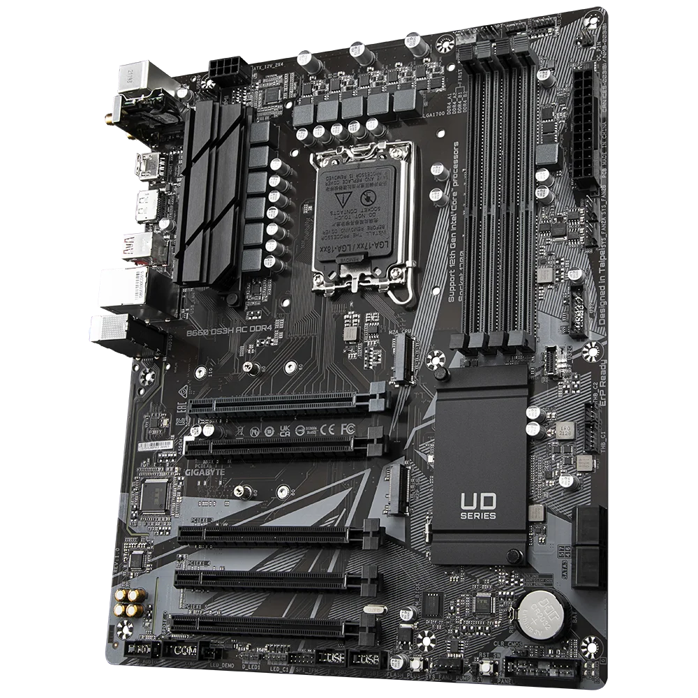 Scheda Madre Gigabyte B660 DS3H AC DDR4 LGA1700 Intel B660 DDR4 128GB M.2 SATA 3.0 ATX Supporta CPU 14900T 13900 1290 13700 14400