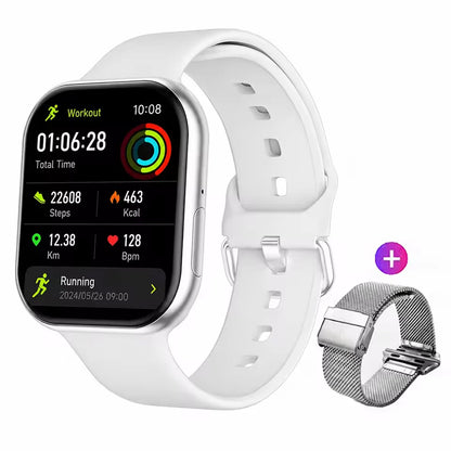 Nuovo Smartwatch iOS Serie 11, Display AMOLED Ultra HD, Cardiofrequenzimetro, GPS, Impermeabile IP68, Fitness, Chiamate Wireless, Braccialetto Originale