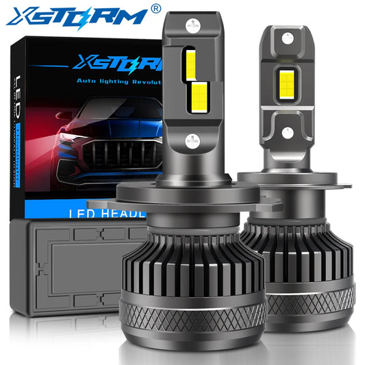 XSTORM H1 H4 H7 Faro principale Canbus 9005 HB3 9006 HB4 9012 H8 H11 Lampadina LED 140W 30000LM 6500K Faro Kit lampada automatica