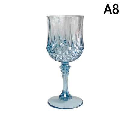 1Pc 220ml Bicchieri Da Vino Del Partito di Plastica Calice di Champagne Cocktail Flauti Tazza Calice di Birra Tazze di Whisky per Banchetti Matrimonio Tostatura