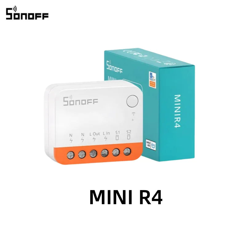 Sonoff MINI R4 Sonoff R5 Sonoff 4CH Pro R3 4CH R3 S-mate WiFi Smart Switch Switchman M5 Sonoff NINIR4 tramite EWeLink Google