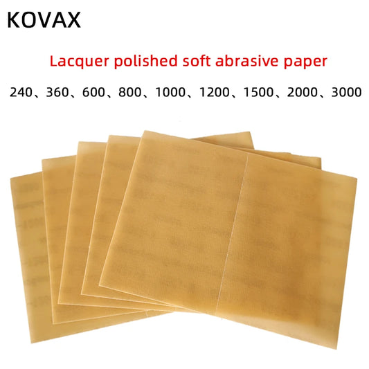 Giappone KOVAX Carta vetrata abrasiva morbida quadrata Grana 2000/3000 Lucidatura fine Riparazione graffi auto Finitura di bellezza Sbrasivo