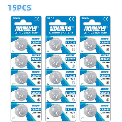 5-50 pz. Batterie a bottone al litio 3V CR2025 DL2025 2025, batterie piatte per chiavi auto/portachiavi Audi, Mercedes, Nissan, bilance, giocattoli, ecc.