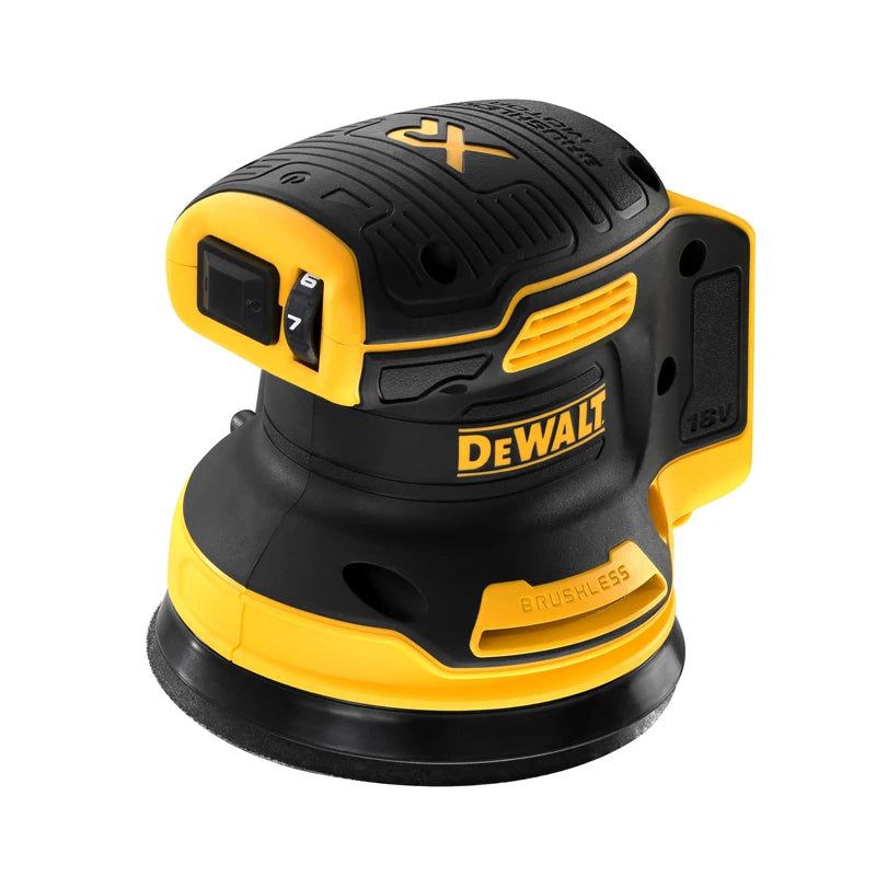 DEWALT DCW210 20V Levigatrice orbitale senza spazzole Cordless a velocità variabile Palmare Vibrazione Lucidatura Utensili elettrici per la lavorazione del legno