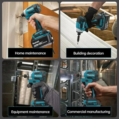 Makita DTD173 Avvitatore a impulsi senza fili 1800RPM 180N.m Motore brushless Trapano elettrico per legno/bulloni/modalità T per batteria Makita