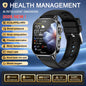 Nuovo Smartwatch per Uomo con Diagnosi ECG Accurata, Misurazione di Pressione Sanguigna, Ossigeno nel Sangue, Grasso nel Sangue, Acido Urico, Temperatura, Chiamate Bluetooth