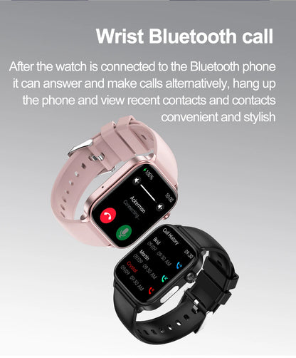 2025 Nuovo AI Diagnosi Lipidi nel sangue Acido urico Test di composizione corporea Smart Watch per uomo ECG + PPG Chiamata Bluetooth Salute Smartwatch