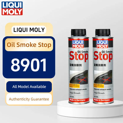 LIQUI MOLY 8901 Oil Smoke Stop 300ml Additivo per Olio Motore Riduttore di Fumo Blu per Motori a Benzina e Diesel