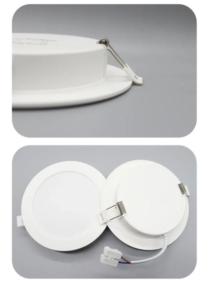 6Pack 24W 17W 14W 10W 6W Bianco Rotondo Da Incasso Led Da Incasso Luce di Pannello 110V 220V Caldo Freddo illuminazione Foyer Studio Casa Interno