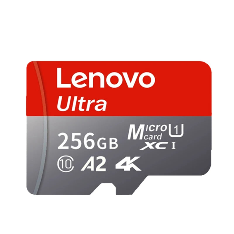 Scheda di memoria Lenovo da 1 TB, scheda di memoria ad alta velocità da 128 GB, scheda Micro SD da 512 GB e 256 GB, classe 10, scheda TF per smartphone, tablet e droni.