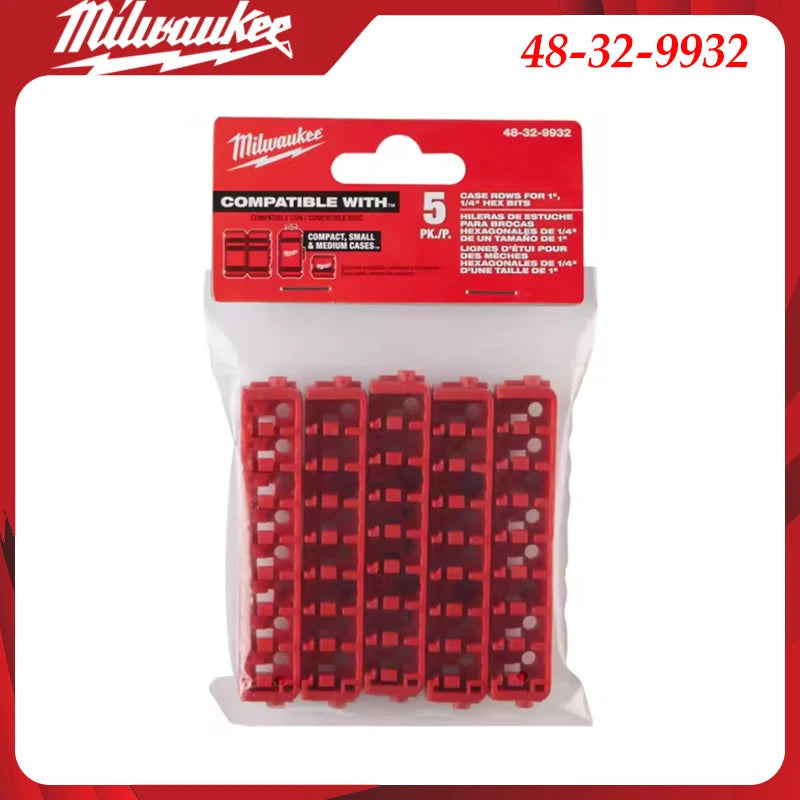 Kit di Punte per Trapano a Impatto Milwaukee Heavy-Duty, Attacchi Esagonali da 1/4", Punte Magnetiche Organizzate in Custodia Portatile