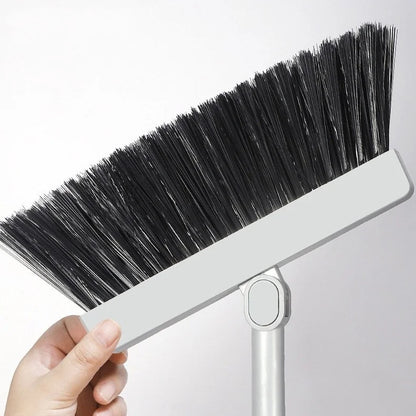 Set 3-in-1 con scopa e paletta, spazzola per pavimenti, kit di pulizia con setole morbide antiaderenti per casa, ufficio, dormitorio, scuola