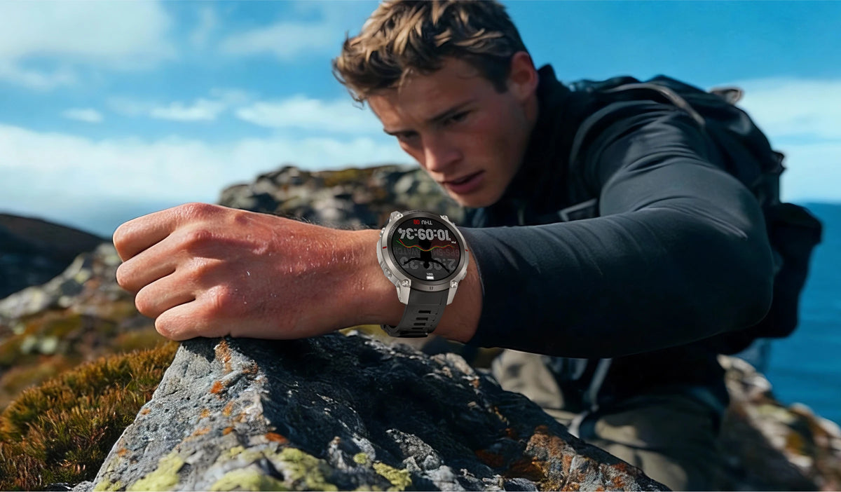 2026 NUOVO Smartwatch con Mappe Offline per Uomo, Display AMOLED HD da 1,43 Pollici, GPS Esterno Integrato, Bussola, Altimetro, Impermeabile 5ATM, Orologio Sportivo per Nuoto, Ciclismo e Corsa