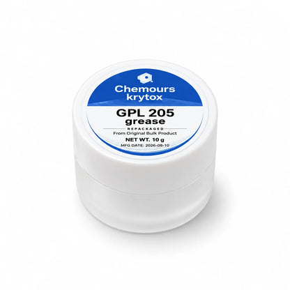 Olio Krytox GPL105 e Grasso GPL205, Lubrificante PFPE per Switch di Tastiere Meccaniche e Stabilizzatori, 10g 20g