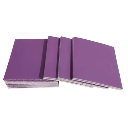 Viola Vernice per auto Lucidatura a mano Spugna a strappo Carta vetrata 115x125mm Rotolo abrasivo per parti in plastica Hardware Cura di bellezza