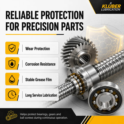 Grasso Originale Kluber ISOFLEX NBU 15 per Cuscinetti ad Alta Velocità, Lubrificante per Viti a Sfera di Macchine CNC
