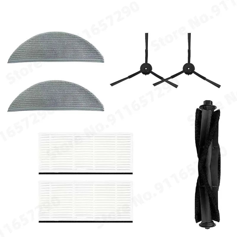 Spazzola principale/laterale Filtro HEPA Mop Panno Scatola per la polvere Sacchetto per la polvere per XiaoMi Lydsto R1 / R1A / R1 Pro / S1 Parti per aspirapolvere robot