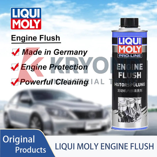 LIQUI MOLY Engine Flush 500ml – Detergente professionale per cambio pre-olio, riduce l'usura e rimuove i contaminanti dei residui di carbonio