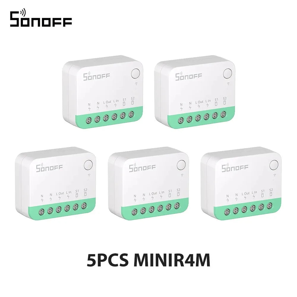 SONOFF MINI R4 Matter MINIR4M Matter Relè Sonoff Mini R4 Extreme Wifi Smart Switch Matter Alice Smart Home Control Alexa Google