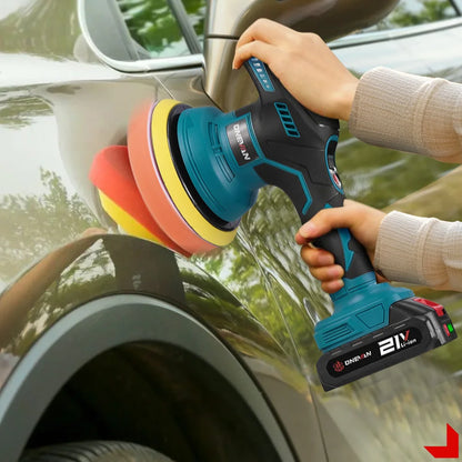 ONEVAN Lucidatrice per auto elettrica 8 marce 7800 giri/min Cordless Auto Car Lucidatura Ceretta Utensile elettrico rotante per Makita 18V Batteria Spille