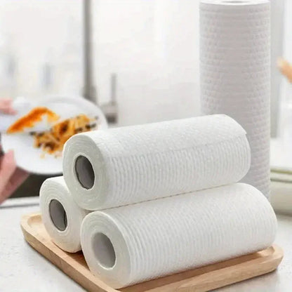 500/50pcs Cucina Riutilizzabile Stracci Usa E Getta Panni di Pulizia Non Tessuti Lavaggio Strofinacci Straccio Asciugamani di Stoffa Pad Antiaderente