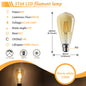 10 Lampadine LED E27 E14 B22 Stile Industriale Vintage, Retro Edison 8W 4W 6W 220V per Lampade a Filamento Incandescenti Edison