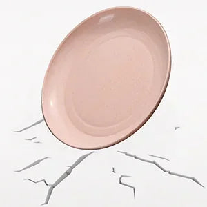 Set di 5 piatti colorati in paglia di grano, piatto per verdure, piatto per frutta, piatto da insalata in stile nordico, stoviglie, piatto in plastica per uso domestico