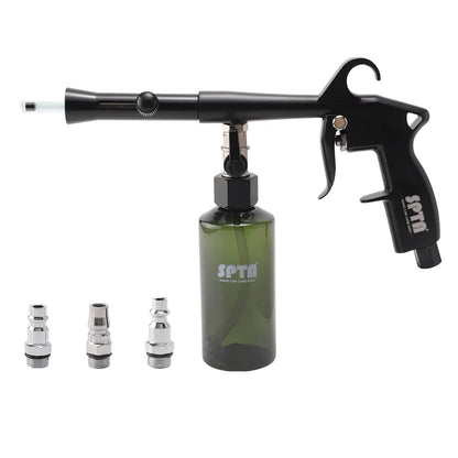 Pistola per la pulizia degli interni dell'auto SPTA Spray per rivestimento ad aria compressa con strumento multifunzione per bottiglie per i dettagli automatici